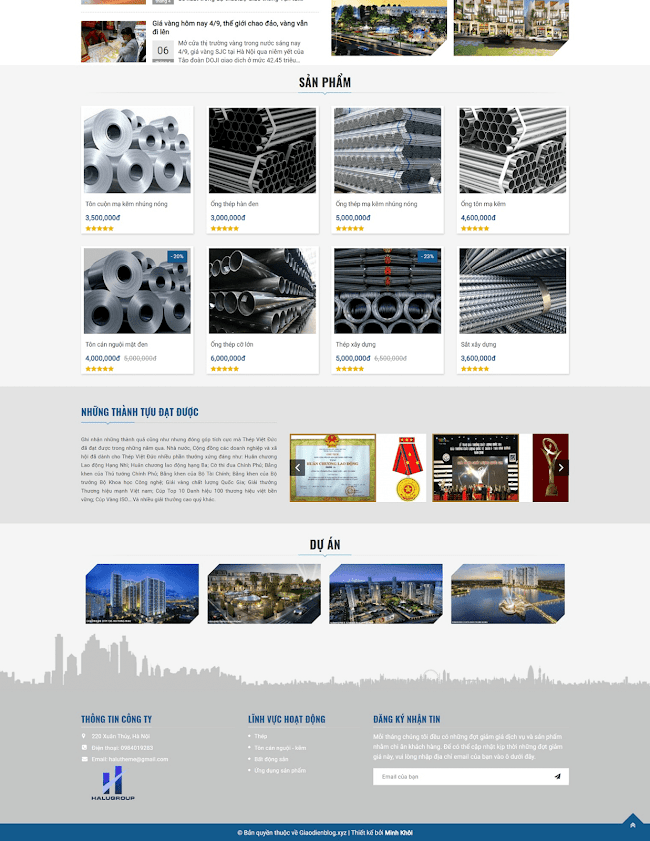 Template blogspot công ty + bán sản phẩm Halugroup Template blogspot công ty + bán sản phẩm Halugroup
